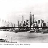 Brooklyn Bridge and Lower Manhattan Skyline