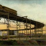 Elevated Railroad curve at 110th Street