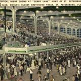 Crowd at Derby Lane, home of St. Petersburg Kennel Club, World´s oldest greyhound track