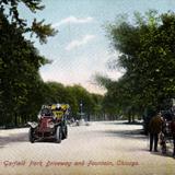 Garfield Park Driveway and Fountain