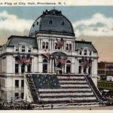 Human Flag at City Hall