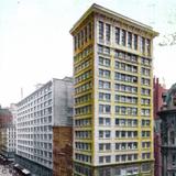 State St. looking North from Monroe St. Showing Mentor Bldg.