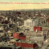 Bird´s-eye View looking West, showing Essex County Court House